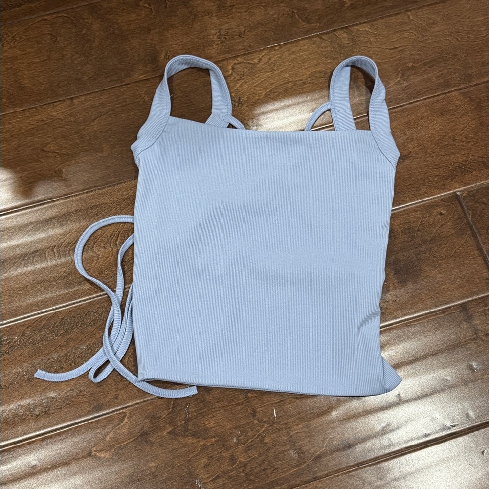 Open Back Tank Top